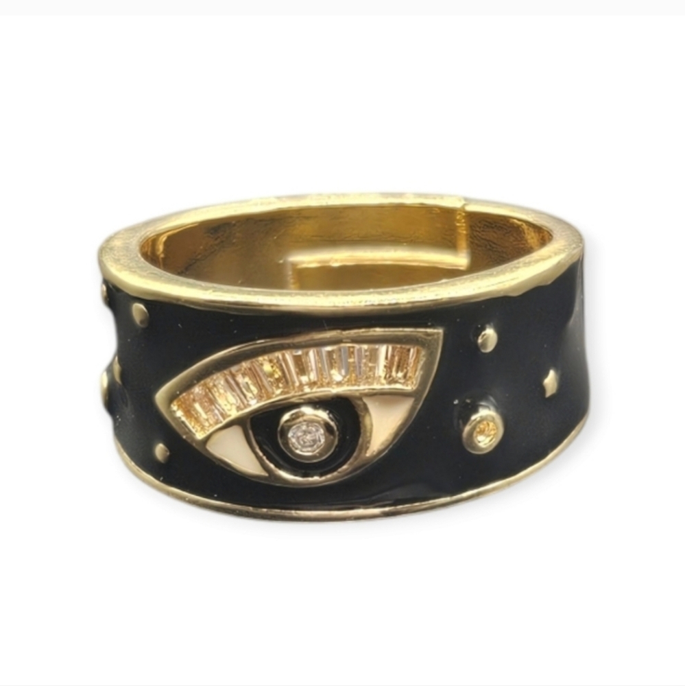 Evil Eye Stackable Ring